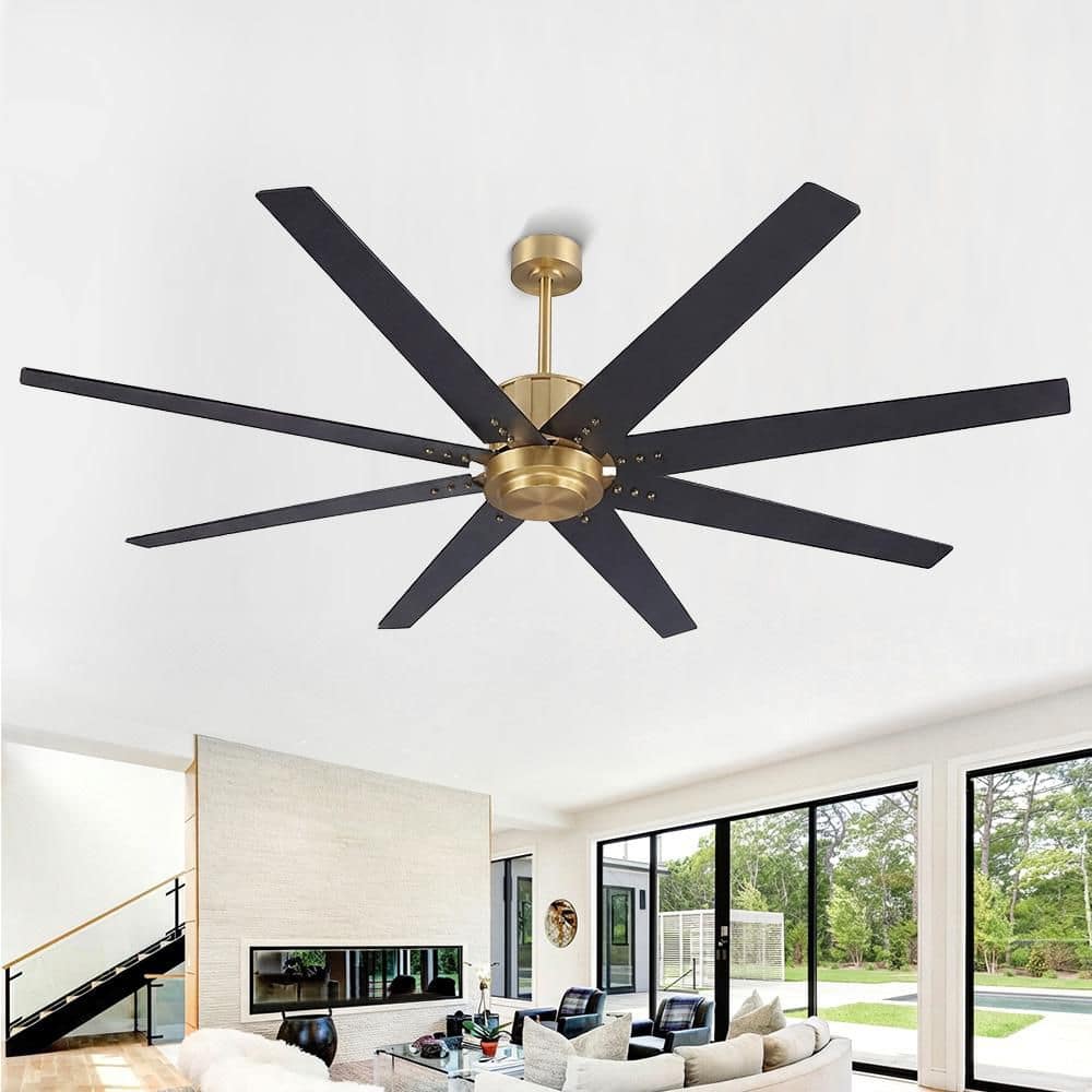 72 in 8-Plywood Black and Walnut Blades Indoor NAB Gold Standard Ceiling Fan with Remote Down-Rod Mount price history on PriceWatchPro