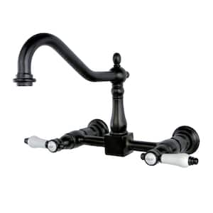 Bel-Air 2-Handle Wall-Mount Standard Kitchen Faucet in Oil Rubbed Bronze