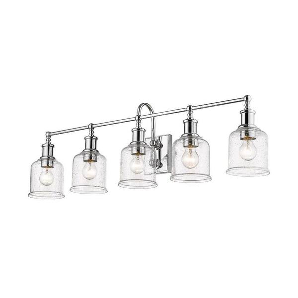 home depot 5 light vanity