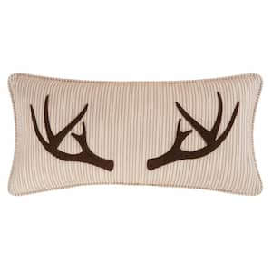 12 in. x 24 in. Sleepy Forest Tufted Pillow