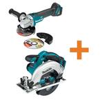 18V LXT Lithium-Ion Brushless 4-1/2 in./5 in. Cut-Off/Angle Grinder with 18V LXT 6-1/2 in. Lightweight Circular Saw