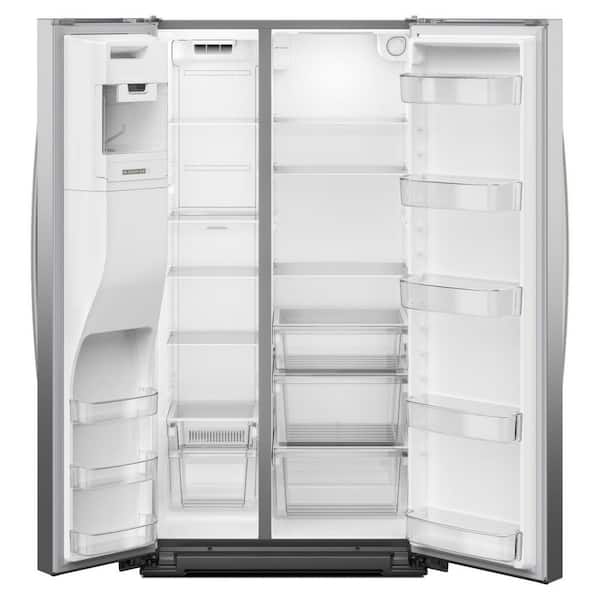36 in. 20.85 cu ft. Counter Depth Side-by-Side Refrigerator in Fingerprint Resistant Stainless Finish w/ TruCool System