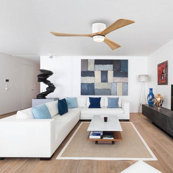 ⚠️wantaro5255⚠️ Shinevoy 52 in. Indoor Wood Ceiling Fan with Lights Remote Control
