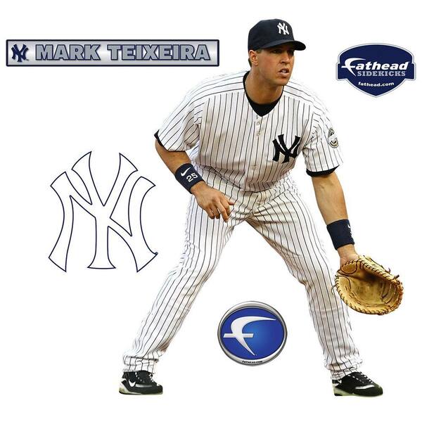 Fathead 22 in. x 34 in. Mark Teixeira New York Yankees Wall Decal