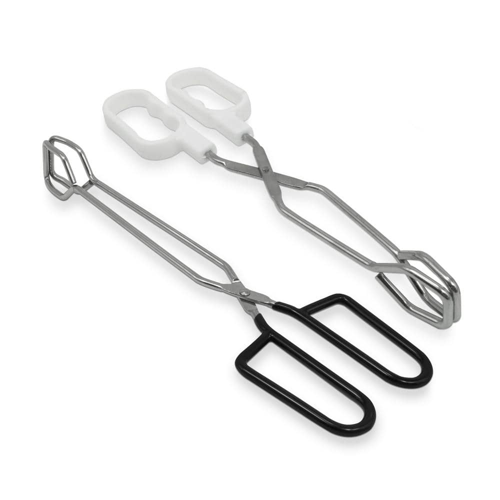  Silicone Non-SlipTongs for Cooking, 430 Steel Table
