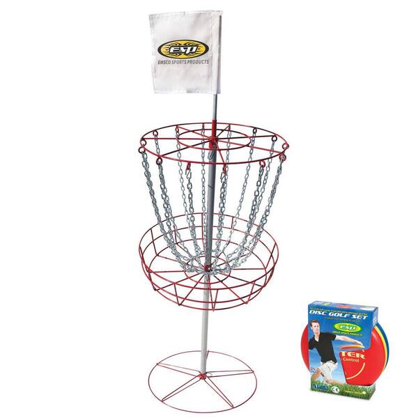 Emsco PDGA Approved Disc Golf Set with Goal