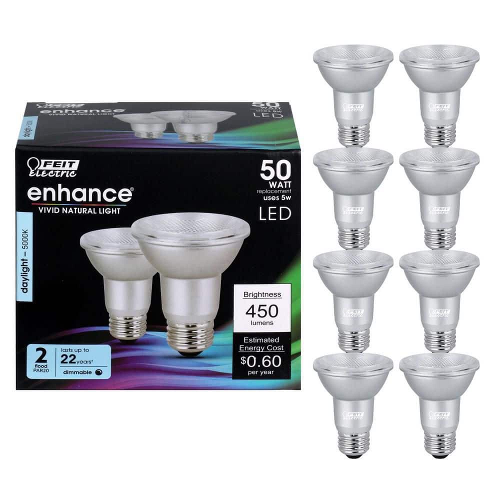 Feit Electric 50-Watt Equivalent PAR20 Dimmable CEC Title 20 90