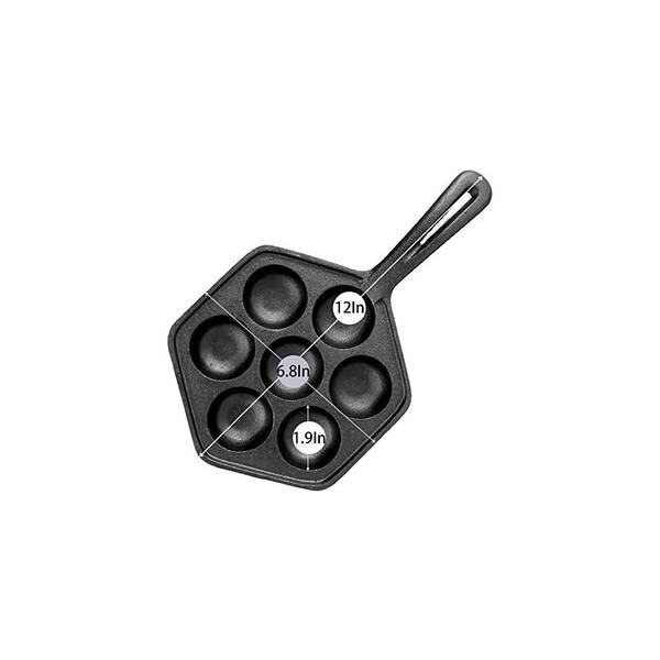 Cast Iron Takoyaki Griddle Pan, Nonstick Stuffed Pancake Maker for