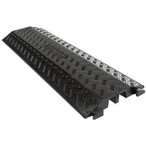 2-Channel Drop-Over Cable Protector Ramp for 1.375 in. Dia Cables