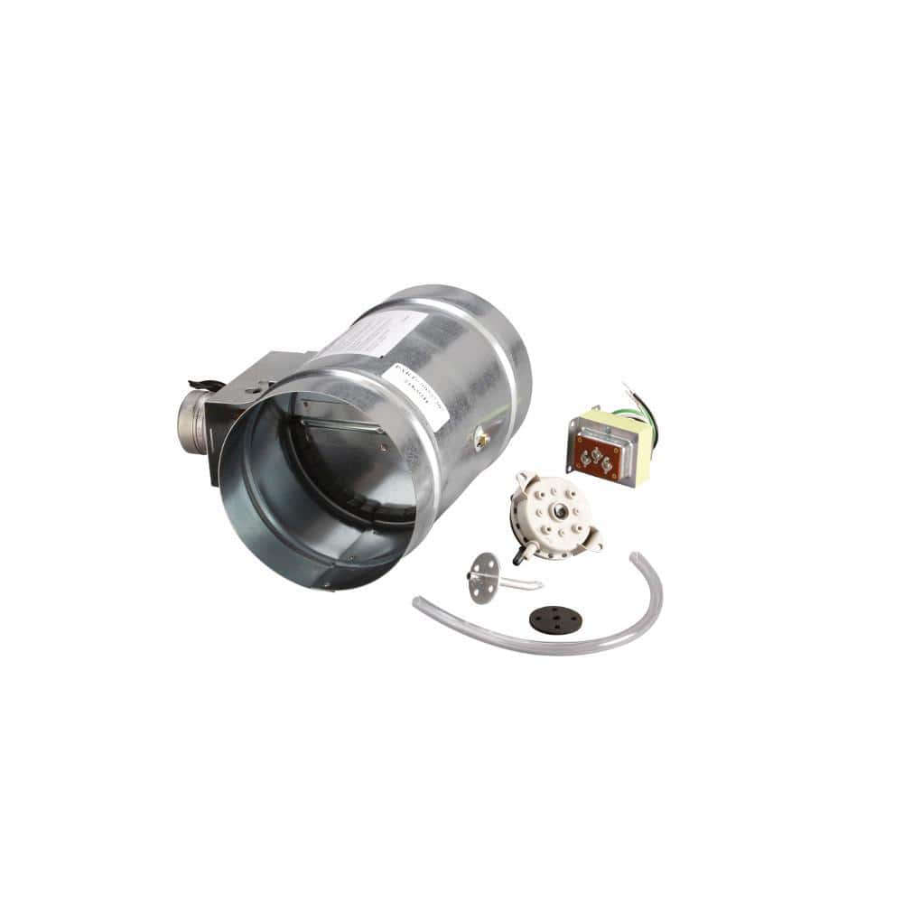 10 in. Automatic Make-Up Air Damper with Pressure Sensor Kit
