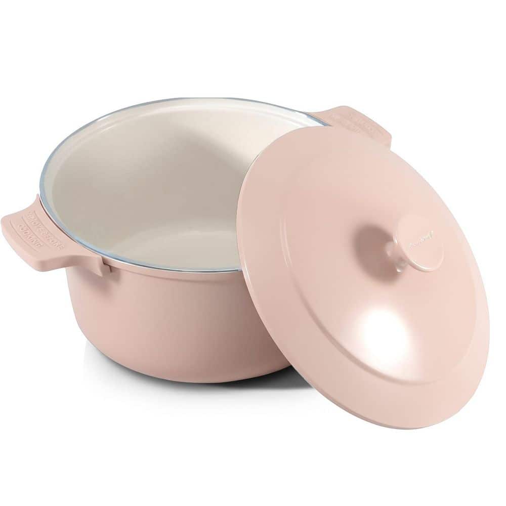Gotham Steel 5 qt. Round Aluminum Ceramic Nonstick Dutch Oven in