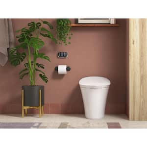 Tone Pivoting Toilet Paper Holder in Vibrant Brushed Moderne Brass