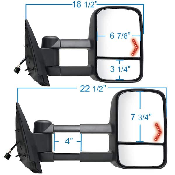 Fit System Towing Mirror for 07-14 Escalade/Silverado/Sierra/Tahoe