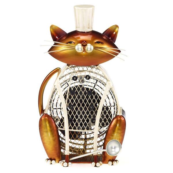 Deco Breeze 7 in. Figurine Fan-Cat-Saute-DISCONTINUED