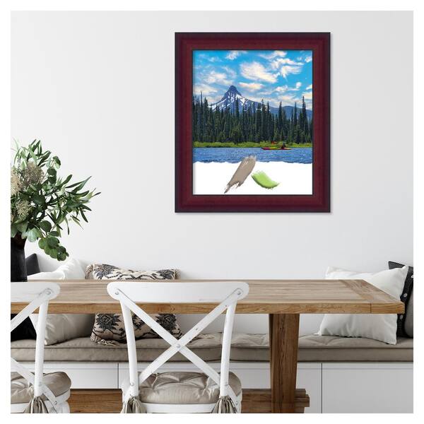 Amanti Art Canterbury Cherry Wood Picture Frame Opening Size 20 x