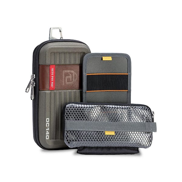 VETO PRO PAC 11.5 in. Small Gray Nylon Tool Pouch with Pen Knife