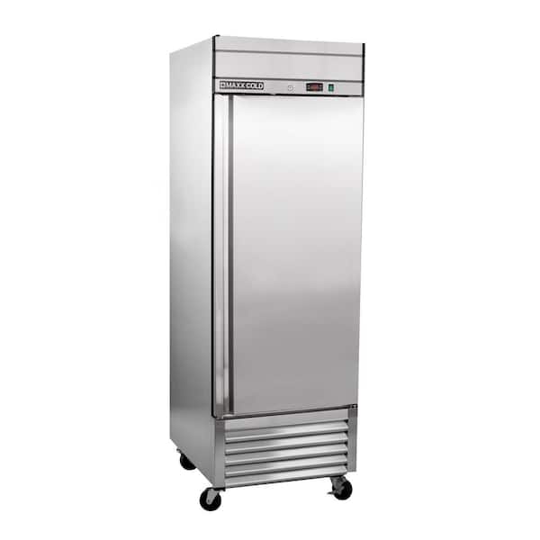 Maxx Cold 27 in W, 19.3 cu. ft., Automatic Defrost Upright Freezer, in Stainless Steel