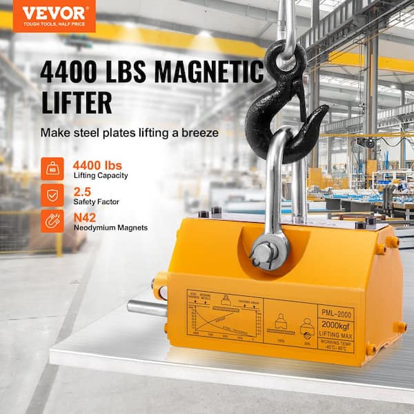 VEVOR Forklift Lifting Hook, 4400lbs Capacity Forklift Lifting