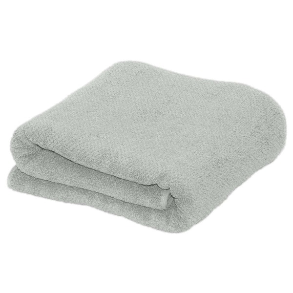 Light Grey 100% Cotton Quick Dry Single Bath Sheet