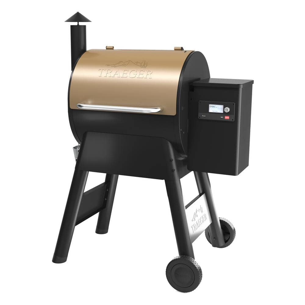 Traeger Pro 575 Wifi Pellet Grill and Smoker in Bronze -  TFB57GZE