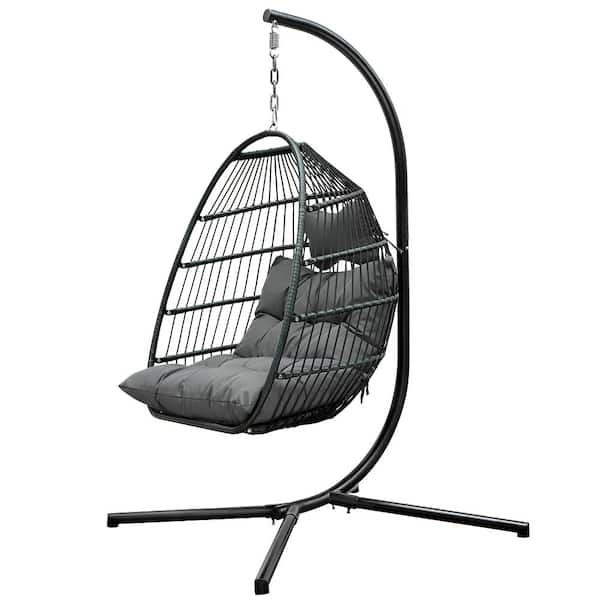 grey egg chair