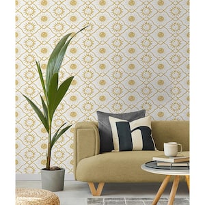 Sol Buttercup Vinyl Peel and Stick Wallpaper Roll (Covers 30.75 sq. ft.)