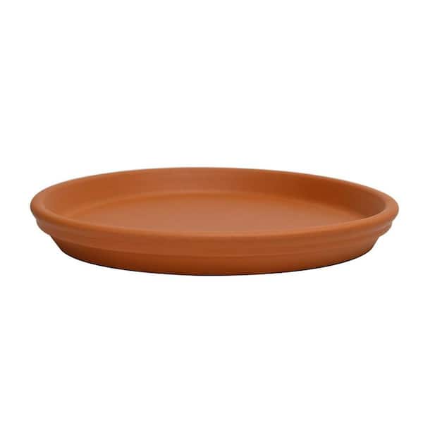 14 in. Large Clay Saucer Ceramic