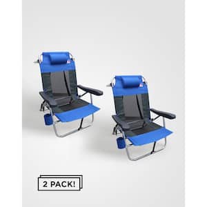 Multi-Position Backpack Beach Chair (2-Pack)