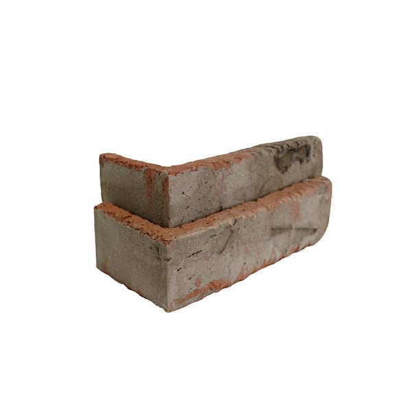Old Mill Brick 7.624 in. x 2.25 in. Sagebrush Thin Brick Corners (Box of 18-Bricks)