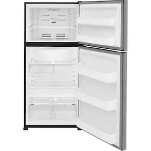 30 in. 18.3 cu. ft. Top Freezer Refrigerator in Stainless Steel