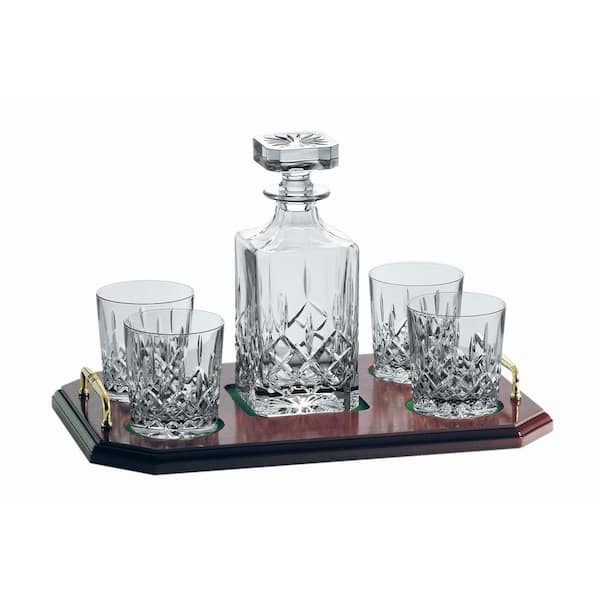 Galway Longford Square Decanter Tray Set
