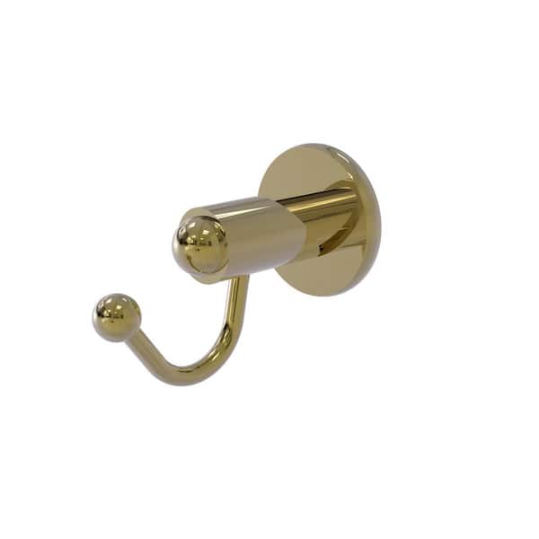 Allied Brass Soho Collection J-Hook Robe/Towel Hook in Unlacquered Brass