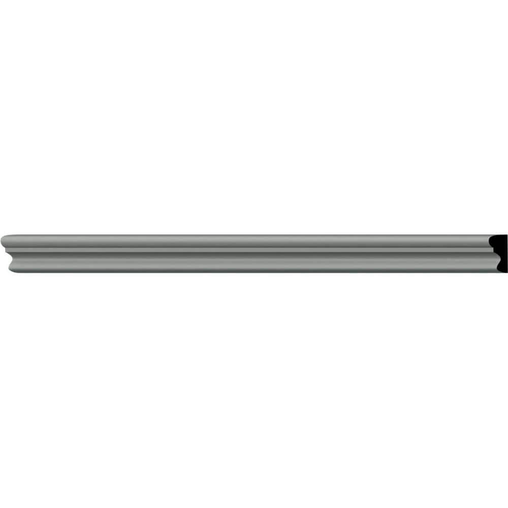 White Polyurethane Crown Chair Rail Moulding 94.5"