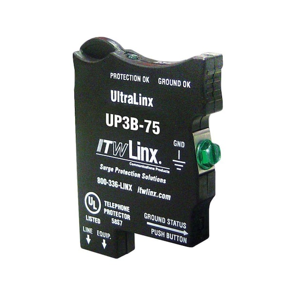 ITW Linx UP3B-75 UltraLinx 66 Block Surge Protector
