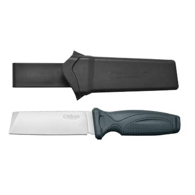 Camillus Gut Hook 9.5 Knife, 4.25 Fixed Blade with Sheath 