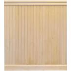 8 lin. ft. Basswood Tongue and Groove Wainscot Paneling