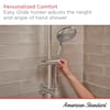 American Standard Spectra Versa Matte Black Dual Shower Kit With Rain Shower Head Water Saving 4 Spray Function Handheld Shower Adjustable Slide Bar - View #9