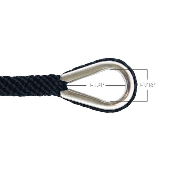 Extreme Max BoatTector Solid Braid MFP Anchor Line with Thimble