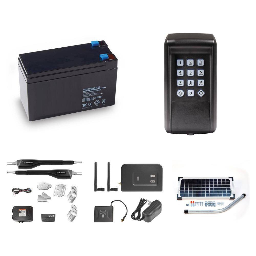Mighty Mule Wireless Kit, Digital Keypad, Medium Duty Dual Swing Gate ...