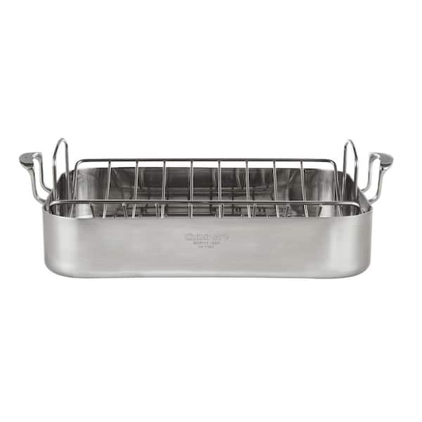 Cuisinart Multiclad Pro Triple Ply Stainless 16 Roasting Pan With Rack, Cookware