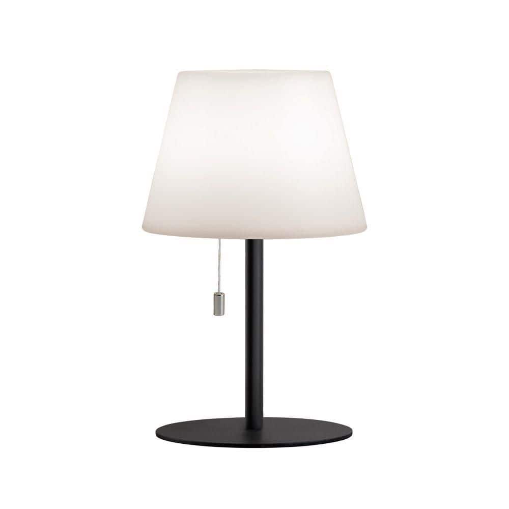 10 in. Black Waterproof RGBW Night Light Bulb Frosted Lamp with Remote Cont
