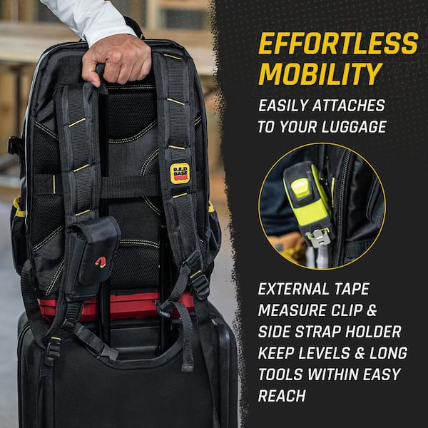 MagnoGrip RED Base Series 13.5 in. 41-Pocket Contractor's Backpack