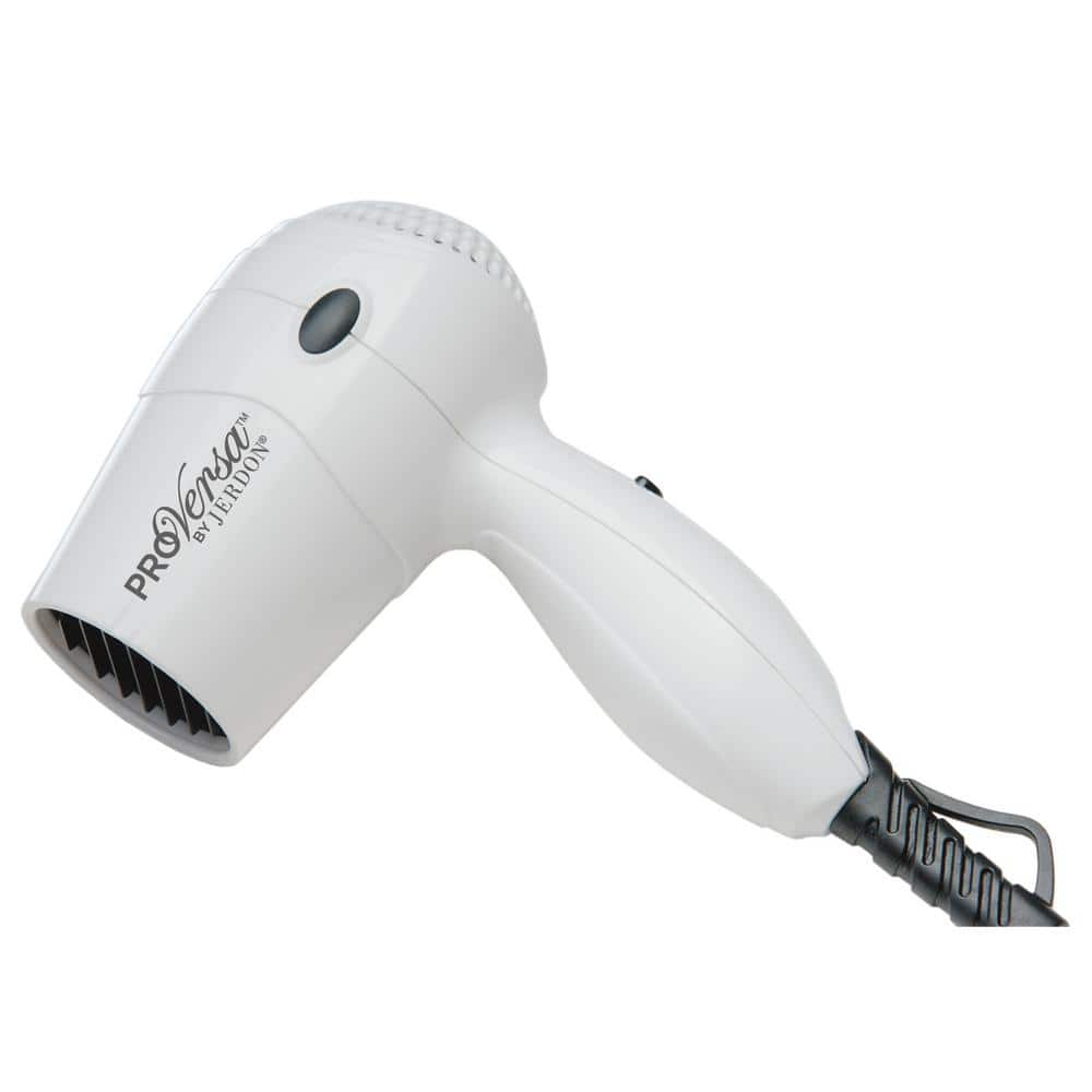 Jerdon 1600-Watt Hand Held Hair Dryer in White-JHD71W - The Home Depot