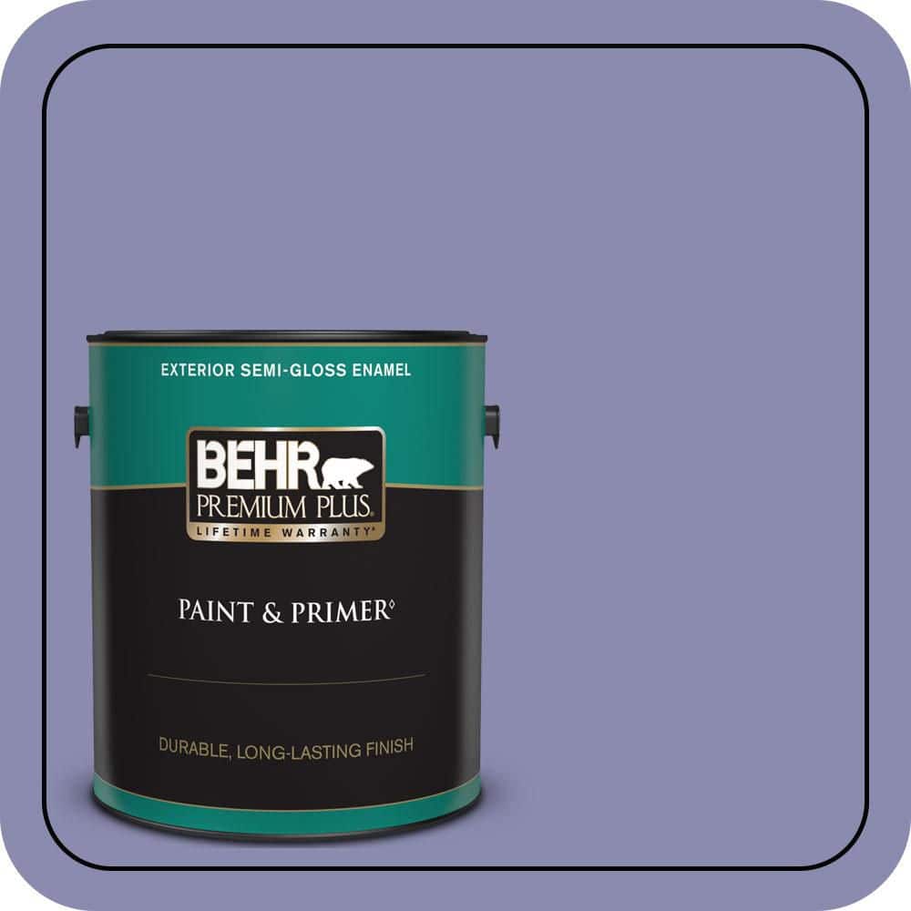 1 gal. #M550-5 Violet Aura Semi-Gloss Enamel Exterior Paint & Primer price history on PriceWatchPro
