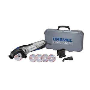 Saw-Max 6 Amp Variable Speed Corded Tool Kit for Wood, Plastic, Tile and Metal with 4 Blades, 2 Attachments and Case