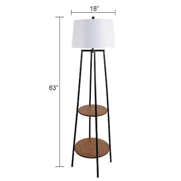 home depot floor lamp with shelves