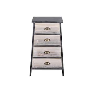 Claremont 4-Drawer Black and Gray Metal Chest (18 in. x 31 in.)