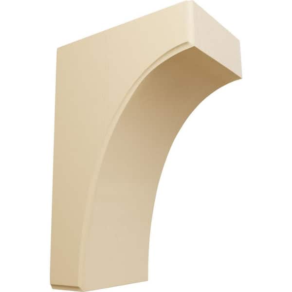 Ekena Millwork 8 in. x 5-1/2 in. x 12 in. Unfinished Maple Clarksville Corbel