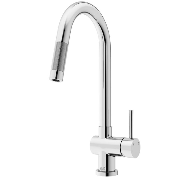 VIGO Gramercy Single Handle Pull-Down Sprayer Kitchen Faucet with Touchless Sensor in Chrome