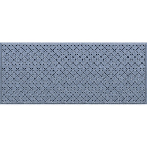 WaterHog Cordova Bluestone 35 in. x 85 in. PET Polyester Door Mat
